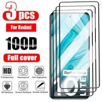 3PCS Full Cover Screen Protector for Xiaomi Redmi 10C 10A 10 9C 9A 9 9T HD Tempered Glass for Redmi Note 10 9 11 12 Pro 9S 10S 8