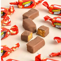 ROSHEN Candy Nut 1kg - Soft Caramel with Peanuts & Nougat Viral Halal Certified Roasted Nutty Candy 