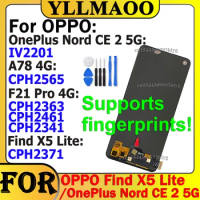 OLED Display For OPPO OPPO Find X5 Lite / F21 Pro 4G Touch Screen LCD Display For OPPO A78 4G / OnePlus Nord CE 2 5G Parts