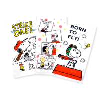 【SNOOPY 史努比】台灣製SNOOPY史努比印花紗布童巾-6入條組(毛巾 童巾 Peanuts)