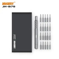JAKEMY JM-8170 Portable DIY Electronic Maintenance Magic Screwdriver Box Kit with Replaceable Driver Bits for Home Repair