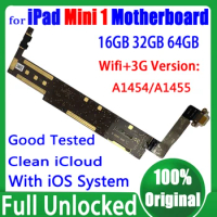 A1432 Wifi &amp; A1454 A1455 3G Version For Ipad Mini 1 16g/32g/64g Motherboard Original Unlocked Mainboard 100% Tested Logic Board