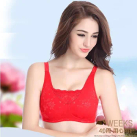 Breast Prosthesis Bra Breast Cancer Surgery Breast Cancer No Steel Ring Bra Mastectomy Bra Pocket Bra for Silicone Breast D-1006