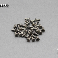 SNRC 917258-Ti 1/10 RCAccessories HEX SCREW FLAT HEAD M2.5x8 Ti(6)