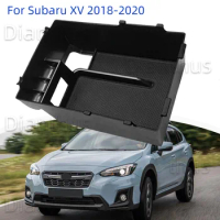 For Subaru XV 2018-2020 2019 Car Center Console Armrest Storage Box Organizer Tray Accessories