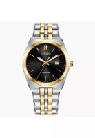 Citizen 西鐵城光動能 Corso 黑色錶盤不鏽鋼男錶 BM7334-58E