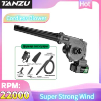 21V Rechargeable Blower Air Electric For Car Cleaning Cordless Leaf blower Computer Dust Collector Cleaner Snow Blower Duct fan