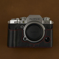 handwork Photo Camera Genuine leather cowhide Bag Body BOX Case For Fujifilm Fuji XT4 X-T4 XT-4 Protective sleeve box base