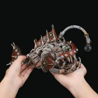 3d DIY lantern fish metal assembly Guochuang mecha model steampunk three-dimensional puzzle adult decompression toy Miyoo Mini