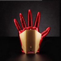 In Stock New Marvel   Helmet Cosplay 1:1 Light Led Ironman  Pvc Action Figure Toys Child  Model Gift