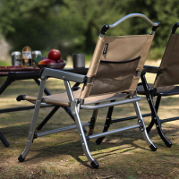 Aoliviya Official Sunnyfeel Mountain Chair Outdoor Camping Folding Chair Outdoor Camp Camping Aluminum Alloy Portable Kermit Cha