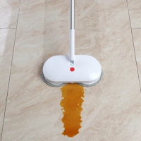 High Quality Wireless Dual Spin Spraying Floor Cleaner Mop cordless rechargeable Battery Electric Cleaning Mop