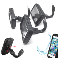 For YS150 XC155 Aerox SP55 XVS250 SR400 Motorcycle GPS Navigation Frame Mobile Phone Mount Bracket Waterproof mobile phone bag