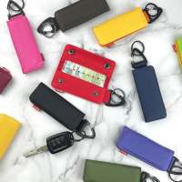 Gantungan Kunci Mobil Dompet STNK Motor Keyless Remot Smartkey Keychain Slim