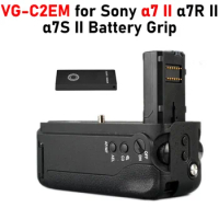 A7II Vertical Grip with Remote Control for Sony A7 II A7M2 ILCE-7M2 A7RII A7SII Battery Grip VG-C2EM
