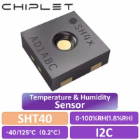 3Pcs SHT40 Temperature And Humidity Sensor Chip SHT40-AD1B-R2 I2C Module 4th Generation Automotive Grade ±1.8% 1.5*1.5*0.54mm