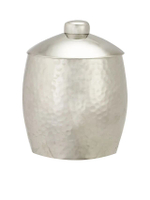 Brass Cotton Pad Box GH1850A Silver
