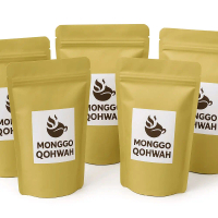 Monggo Qohwah Kopi Hitam Pilihan Rasa Asli Aromatik & Kuat 85 Gram Harga Terjangkau Cocok Untuk Semu