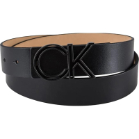【Calvin Klein 凱文克萊】CK 經典LOGO 皮革 男生皮帶 男士腰帶(美國原廠正品)