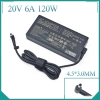 20V 6A 120W 4.5X3.0mm PA-1121-22 Adapter Laptop AC Charger for MSI / ASUS UX534F M7400Q YX570U YX570Z UX501J U5500V Power Supply