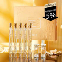 24K Gold Face Serum Active Collagen Silk Thread Facial Skin Care Essence Anti-Aging Smoothing Firming Moisturizing Hyaluronic