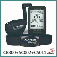 強強滾-ALATECH 單車進階優惠套組 (CB300車錶+SC002踏頻器+CS011心跳帶)