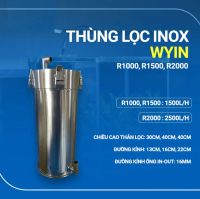 Thùng lọc Inox cao cấp - Wyin R1000, R1500, R2000