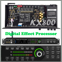 LCZ AUDIO KX800 DSP Echo Effect Processor Professional Digital Audio Processor Pre-effects KTV Sound System For Karaoke
