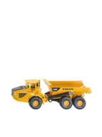 โมเดลรถเหล็ก รุ่น Dumper Truck Volvo สีเหลือง