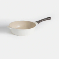 【HOLA】陶瓷不沾導磁單柄深煎鍋24cm