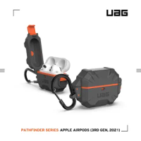 【UAG】AirPods 3 耐衝擊防水防塵硬式保護殼-灰(UAG)