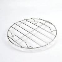 BBQ Wire mesh net pizza pan tray plate Round pizza grill chicken wings stainless steel pan oven grill Nonstick Grill Plate