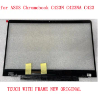 14-inch touch glass display screen for ASUS Chromebook C423N C423NA C423 with frame original