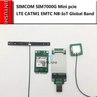 SIMCOM SIM7000G Mini pcie+USB adapter+4G antenna+GPS antenna LTE CATM1 EMTC NB-IoT Global Band for SIM7000A/ SIM7000E