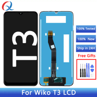 ปรับให้เข้ากับหน้าจอ W V770 สำหรับการเปลี่ยนหน้าจอโทรศัพท์มือถือ รุ่น Wiko T3 หน้าจอ LCD และชุดประกอ