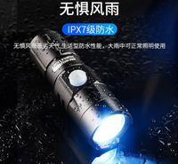碩森強光手電筒迷你超亮戶外家用可充電遠射小型便攜電池超長續航