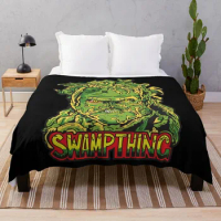 Gift Idea Swamp Thing Christmas Holiday Throw Blanket Picnic Extra Large Throw valentine gift ideas for winter Blankets