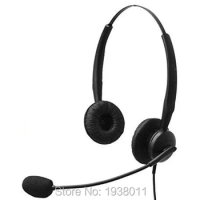 Professional office headset for call center headset with micophone RJ9 plug phone headset Binaural noise cancelling headphone