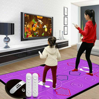 酷舞PU跳舞毯無線雙人電視電腦接口跳舞機家用體感跑步兒童游戲機 【麥田印象】