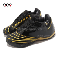 adidas 籃球鞋 TMAC 2 Restomod 男鞋 黑 金 漆皮 Mcgrady 愛迪達 H68049