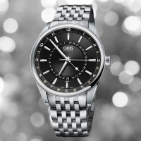 ORIS 豪利時 0176176914054-0782180 Artix Pointer Moon系列 時尚風格日曆腕錶 / 黑面 42mm