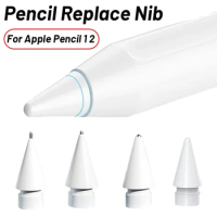 For Apple Pencil 1st 2nd Generation Stylus Pen Noise Reduction Replacement Nib Touchscreen Pen Tip for Ipad Apple Pencil 1/2