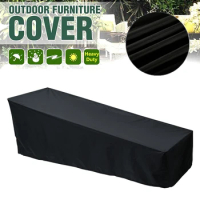 Outdoor Garden Sunbed Cover Sun Lounger Cover Patio Outdoor Lounge Chair Recliner Protective Cover Furniture Waterproof Cover