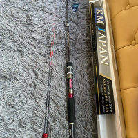 Cần ikada KM JAPAN 1m28 & 1m45 Khoen Fuji + 2 Đọt Bán Titan