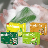 印度MEDIMIX 綠寶石皇室藥草浴美肌皂(125g) 檀香／寶貝／草本／萊姆蘆薈 款式可選 D300249 香皂 洗澡