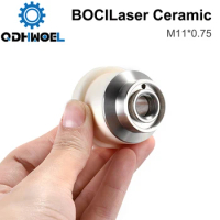 QDHWOEL BOCI Laser Ceramic Body Dia.41mm M11 High 34mm Nozzle Holder Ring for High Power Fiber Cutting Head BLT420 BLT641