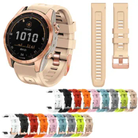 Watch Strap For Garmin Fenix 7S 6S 5S Silicone Wrist Band Bracelet SmartWatch Watchband Fenix 7S 6S Pro / 5S Plus