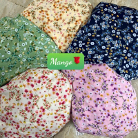 Combo 5 khúc 2m lụa mango hoa nhí, lên bộ, lên đầm, rất xinh
