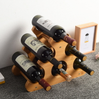 木質酒架擺件創意桌面葡萄酒酒瓶收納架 紅酒展示架紅酒木架