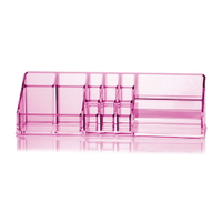 口紅化妝品壓克力收納盒-粉色 #5991R